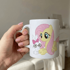 Mug Cœur Fluttershy « Magic Flight » – My Little Pony – Pégase Kawaii - Bel & Bel