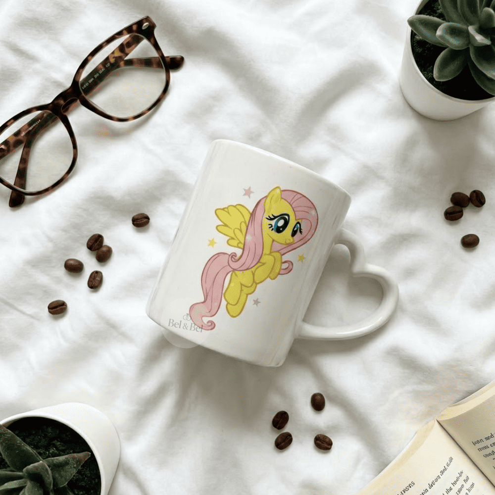 Mug Cœur Fluttershy « My Little Pony » – Douceur & Magie - Bel & Bel