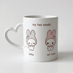 Mug Cœur My Melody « My Two Moods » – Hehe vs Not Hehe – Sanrio Kawaii - Bel & Bel