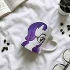 Mug Cœur Rarity « My Little Pony » – Lunettes & Style Chic – Design Mode - Bel & Bel