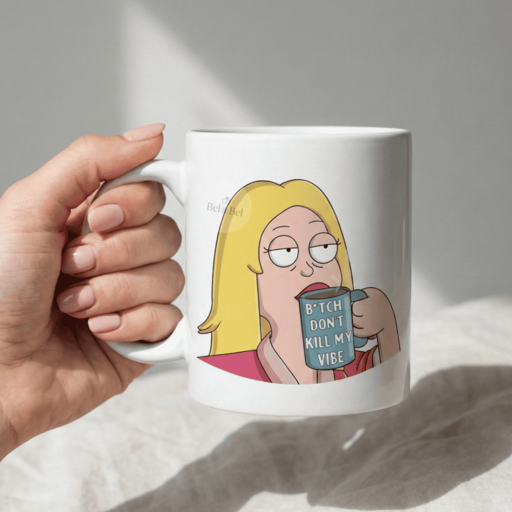 Mug Francine « American Dad » – B*tch Don't Kill My Vibe – Humour & Sarcasme - Bel & Bel