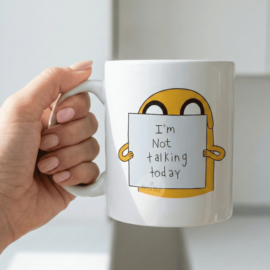 Mug Jake « Adventure Time » – I'm Not Talking Today – Humour & Mood - Bel & Bel